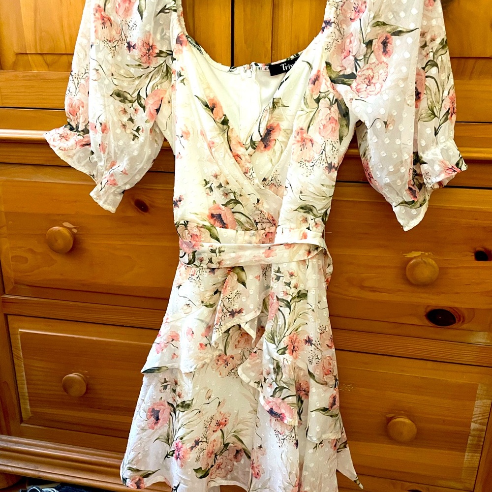 Cute little short dress work nice from Macy’s.